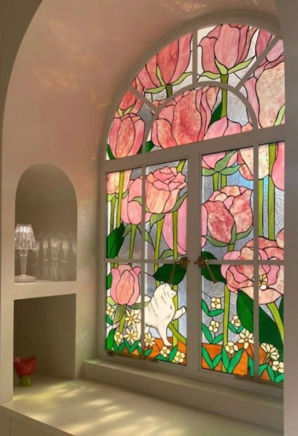 Heirloom Hand-Leaded Stained Glass